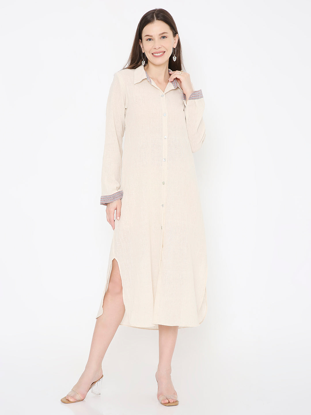 Kala cotton shirt dress