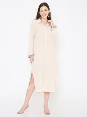 Kala cotton shirt dress