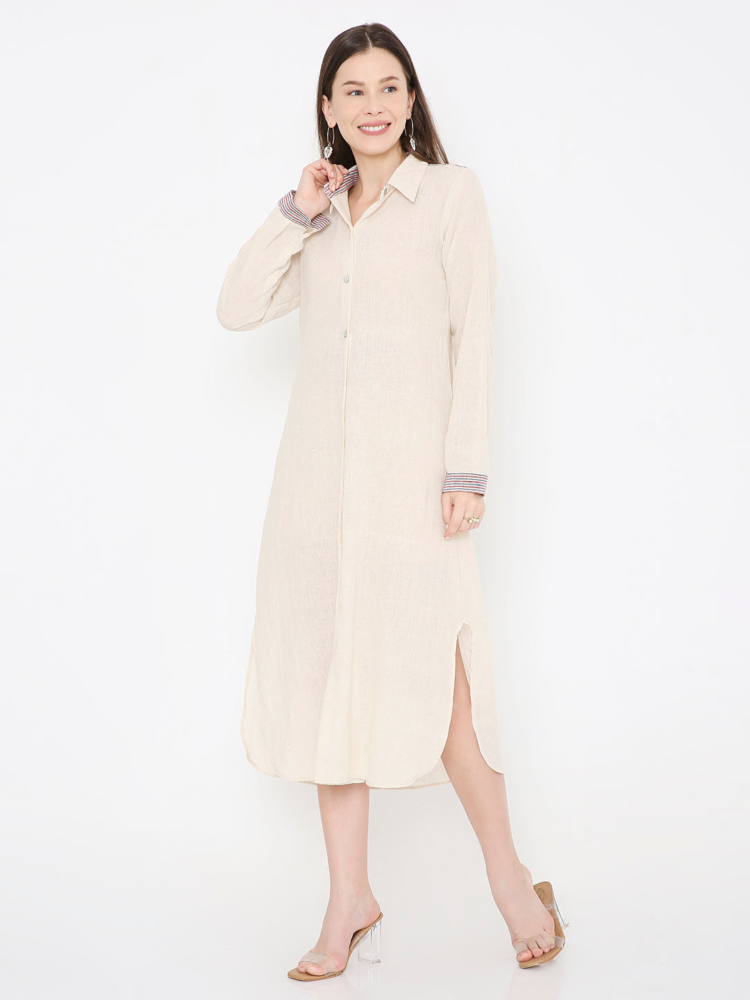 Kala cotton shirt dress