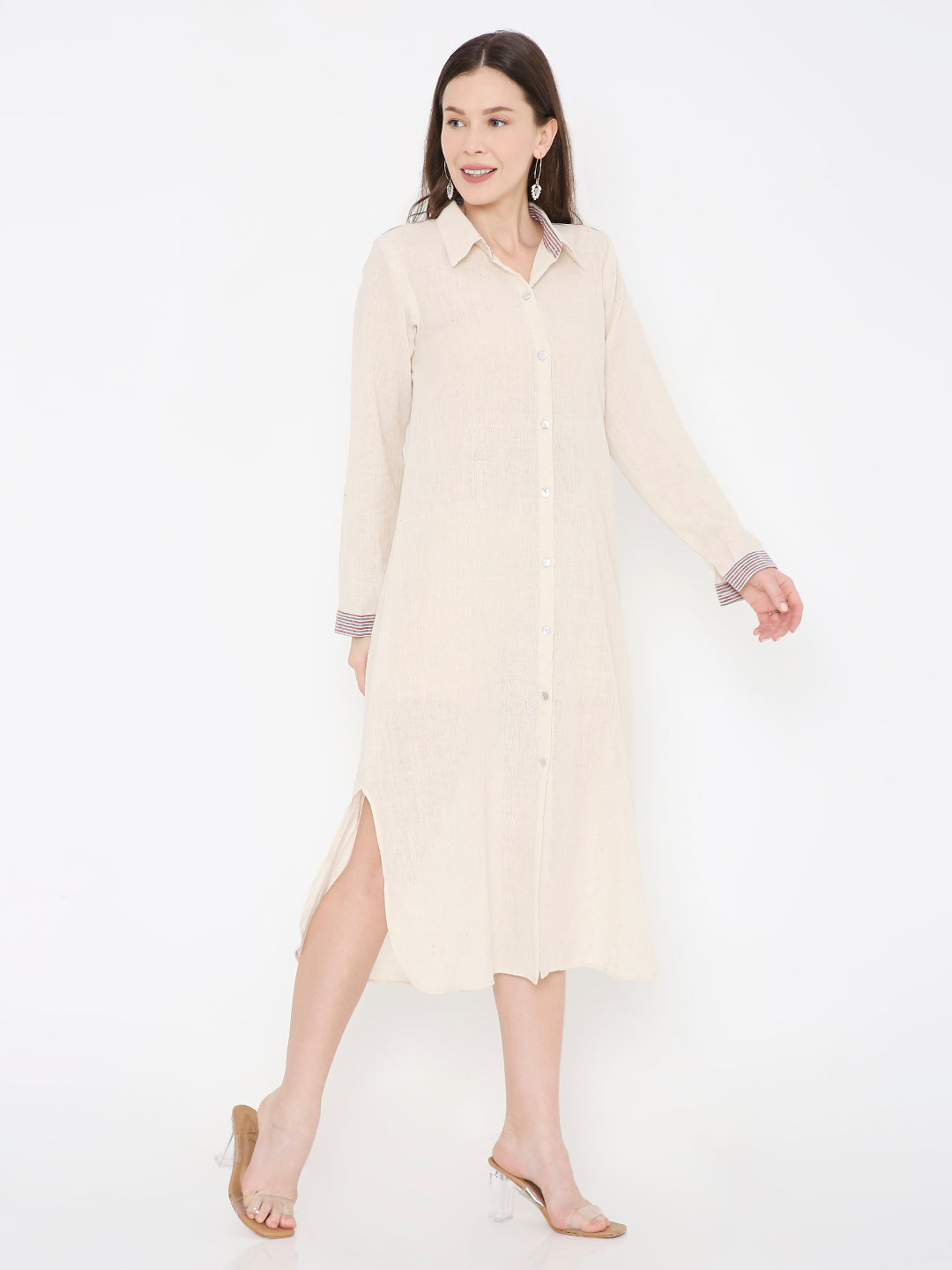 Kala cotton shirt dress