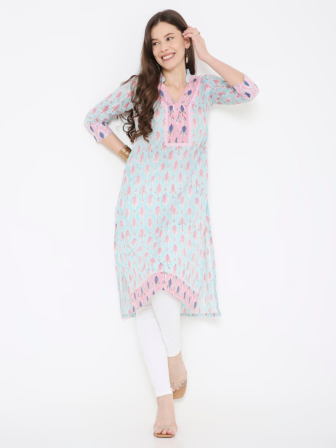 Sanganeri cotton kurti