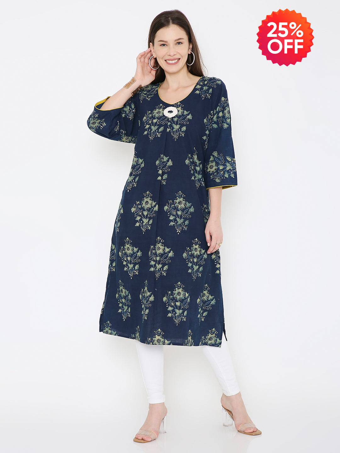 Ajrakh cotton oversize dress