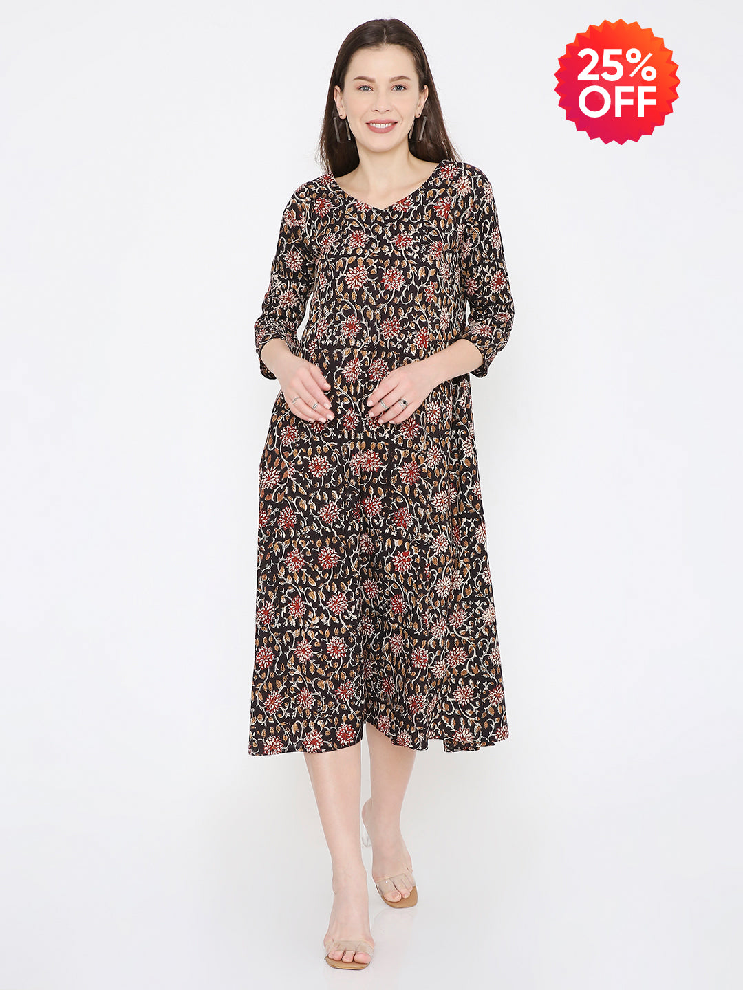 sanganeri cotton dress