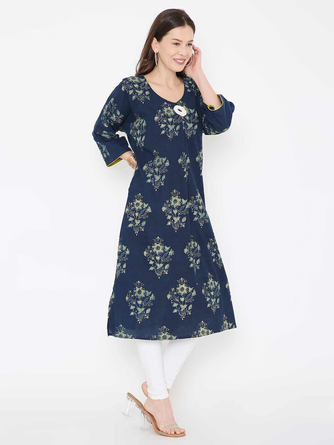 Ajrakh cotton oversize dress