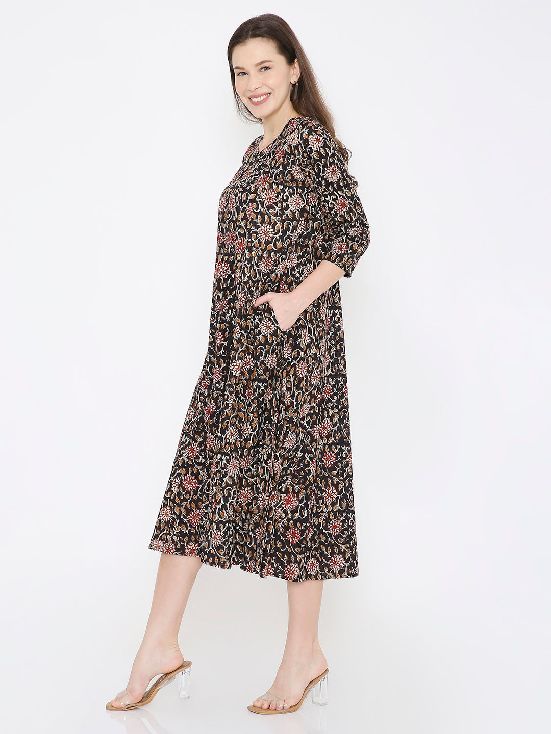 sanganeri cotton dress