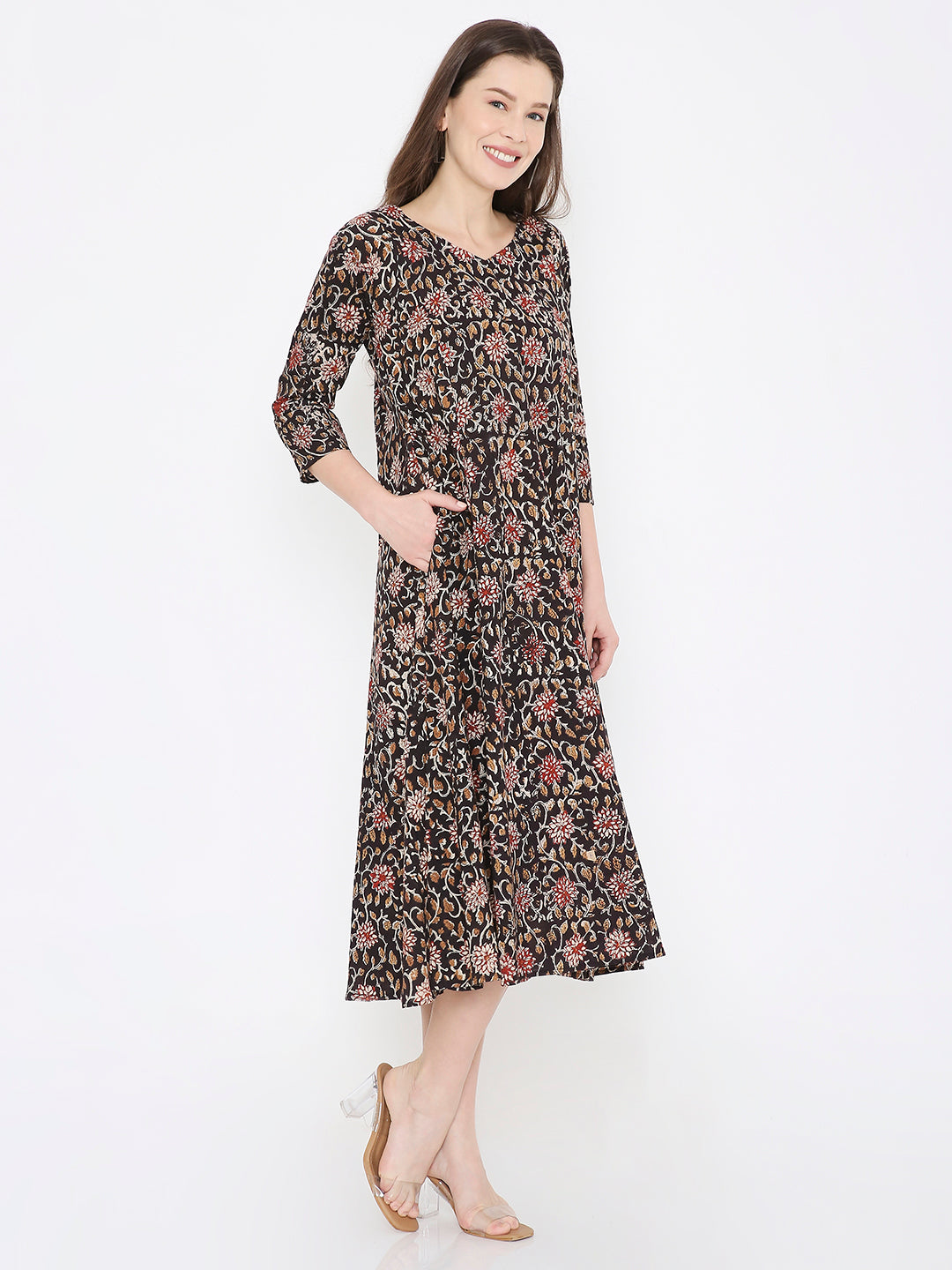 sanganeri cotton dress
