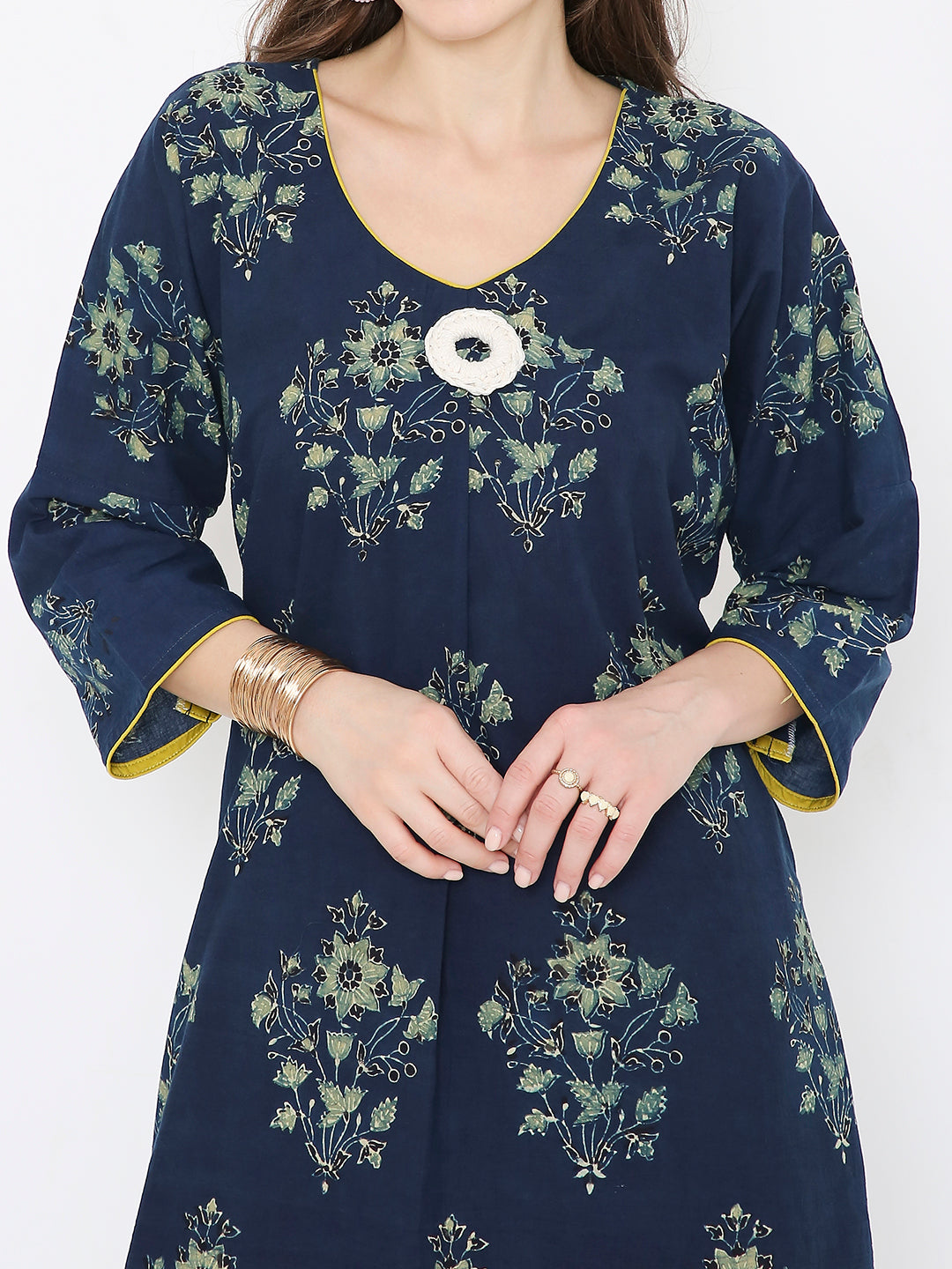 Ajrakh cotton oversize dress
