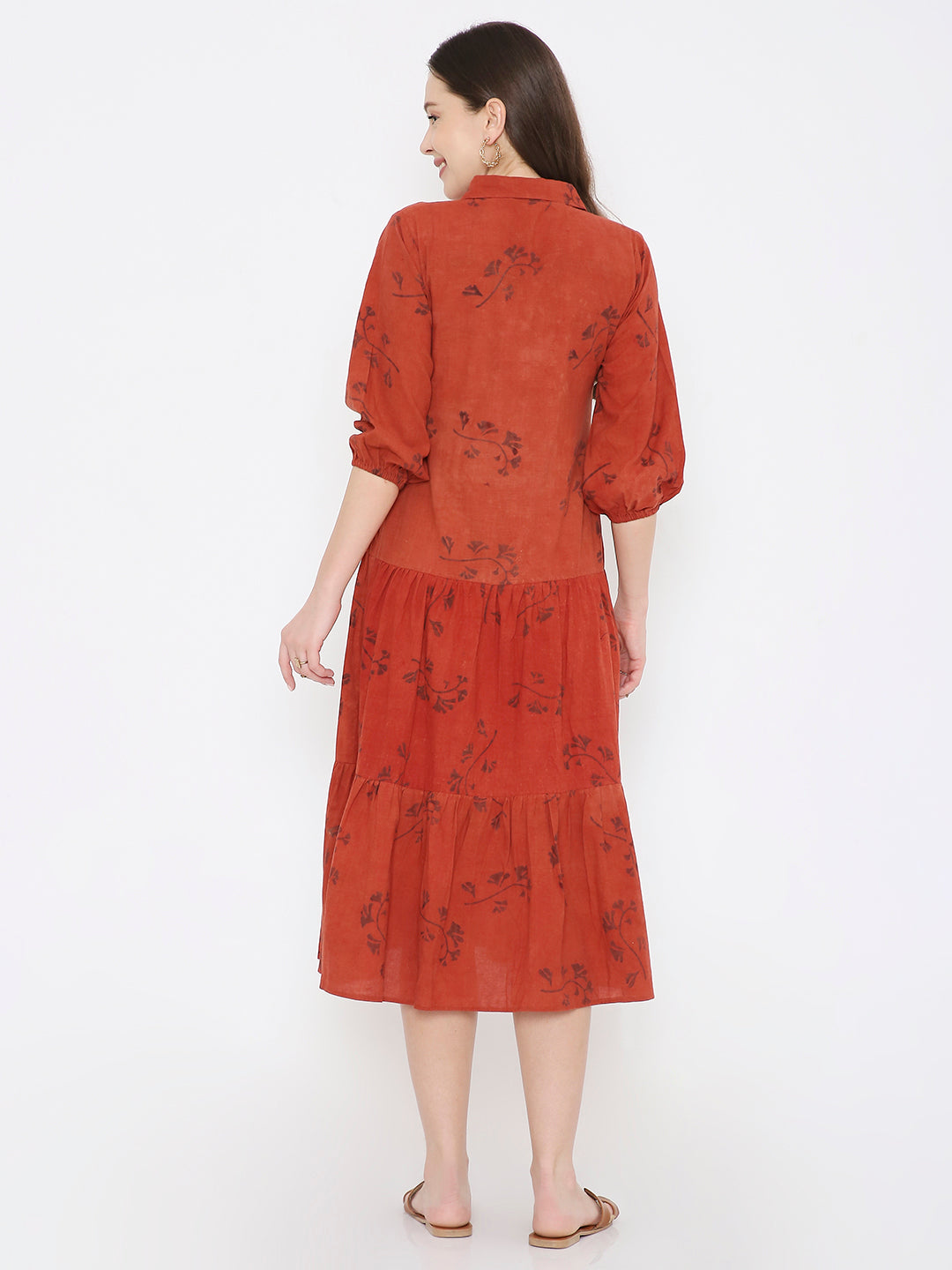 Ajrakh Shirt Dress