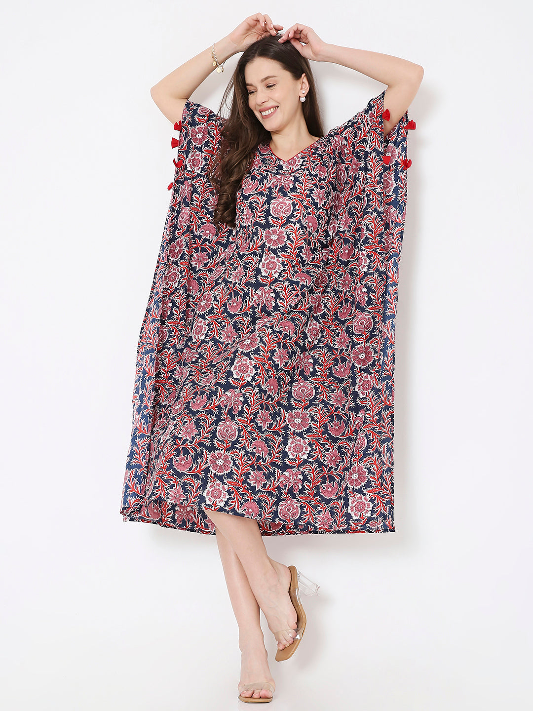 Kaftan cotton dress
