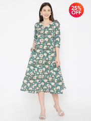 sanganeri cotton dress