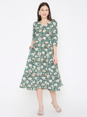 sanganeri cotton dress