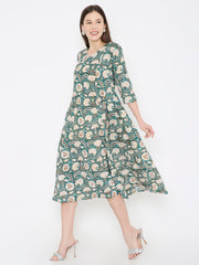sanganeri cotton dress