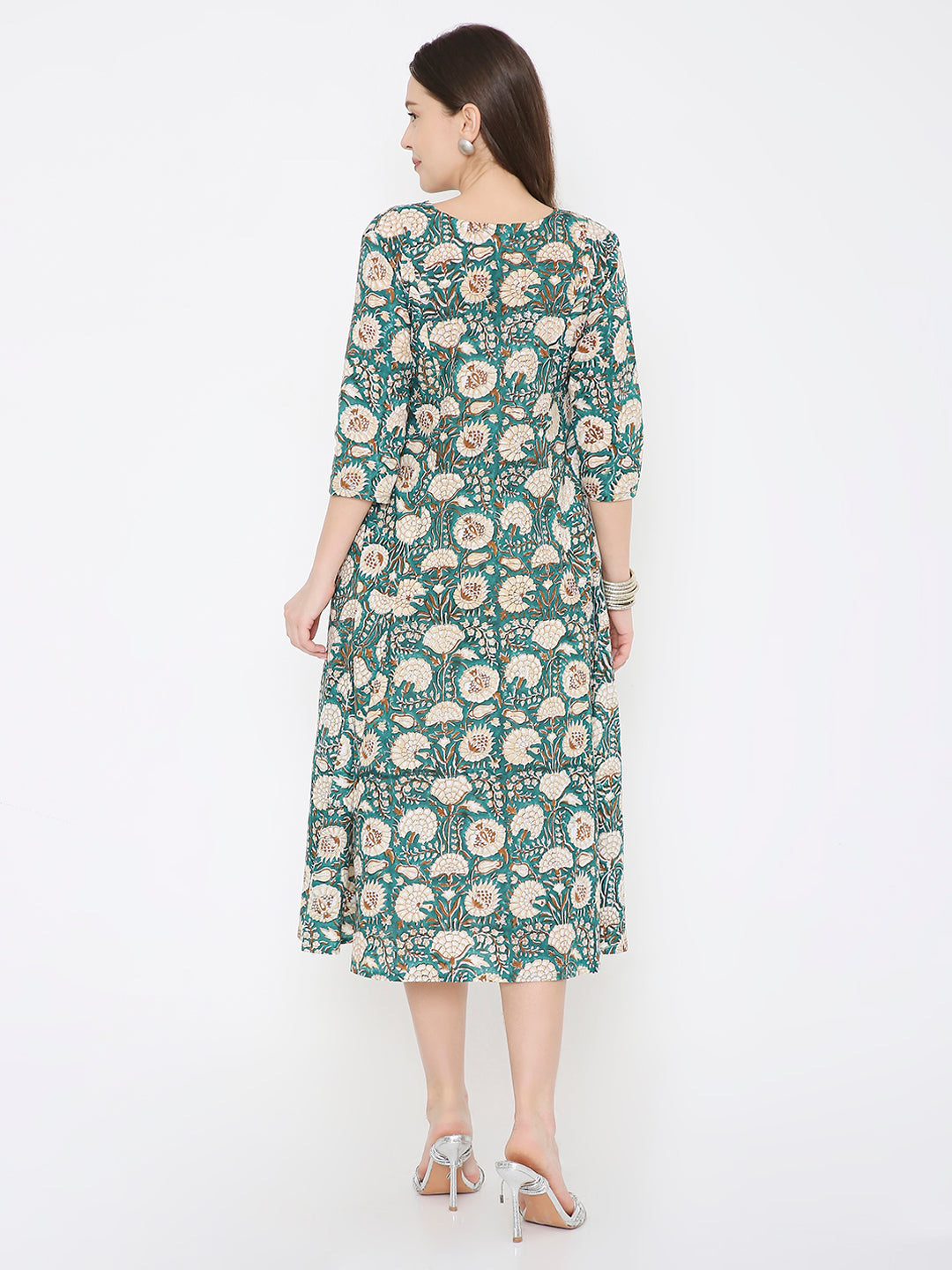 sanganeri cotton dress