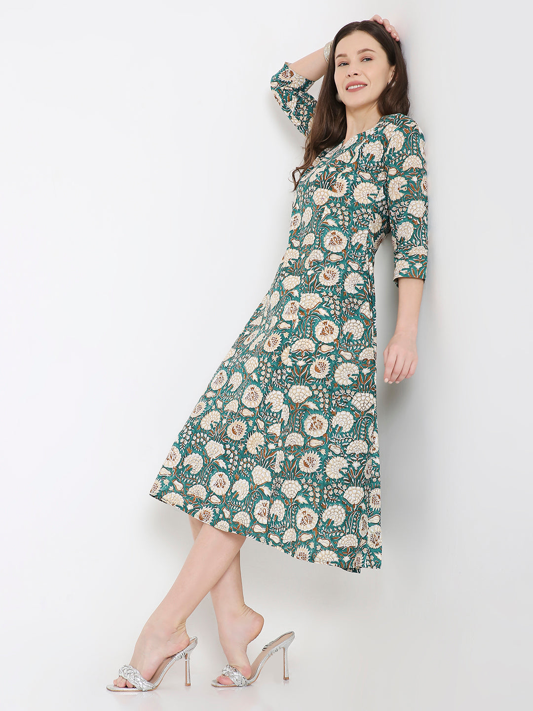 sanganeri cotton dress