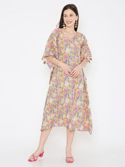 Kaftan cotton dress