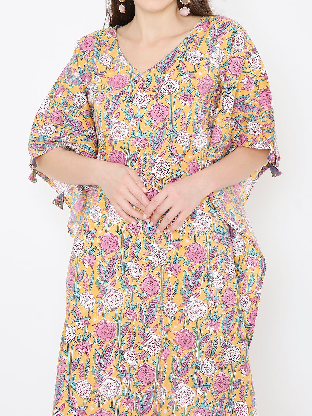 Kaftan cotton dress
