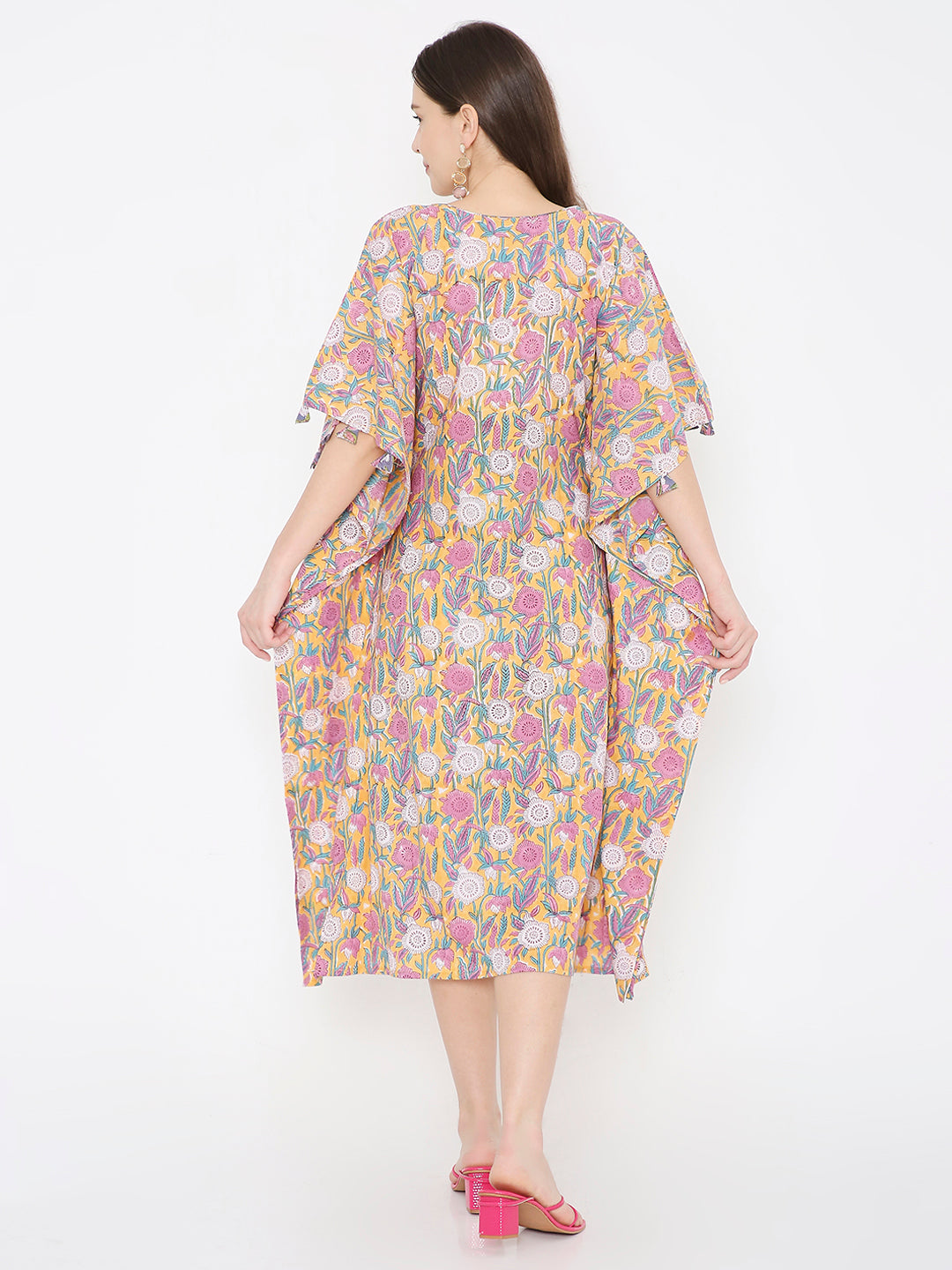 Kaftan cotton dress