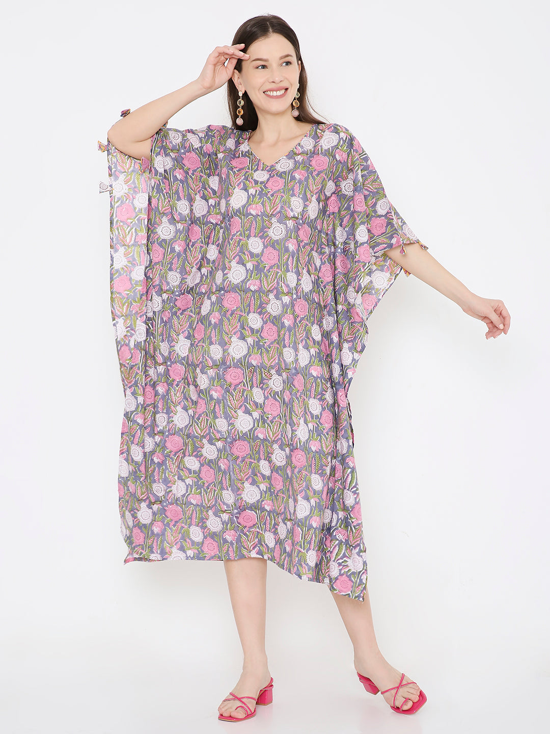 Kaftan cotton dress