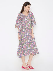 Kaftan cotton dress