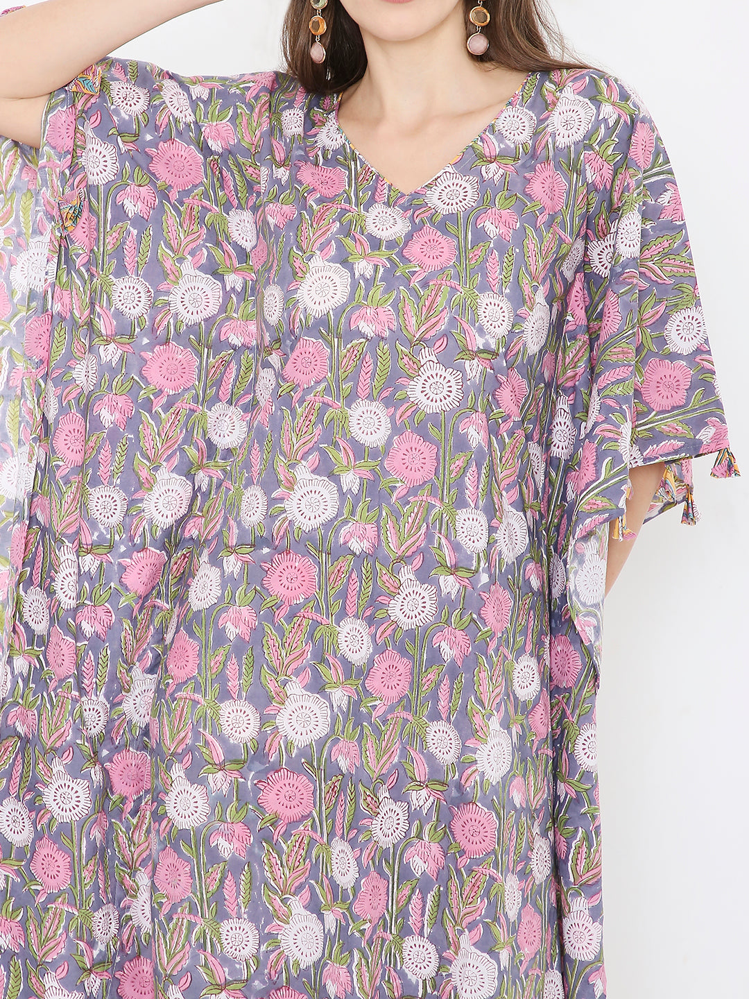 Kaftan cotton dress